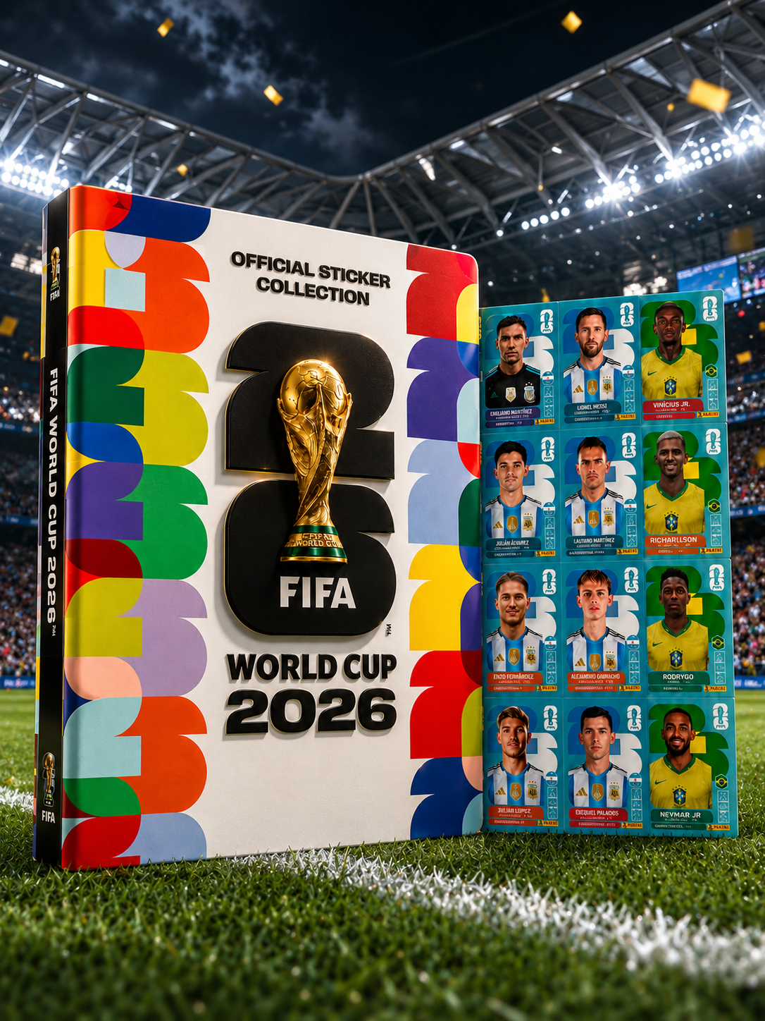 Pack digital de figurinhas Copa 2026